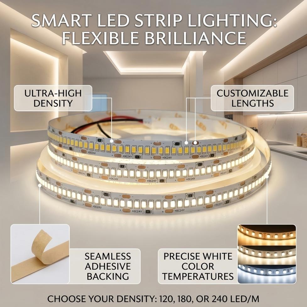 Actinic Blue Led - DC12V/24V SMD2835 LED Şerit 8mm/10mm PCB