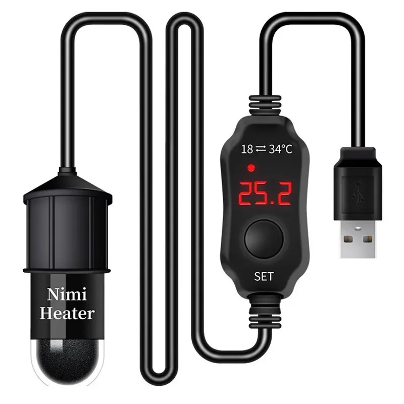 Marine Aquarium Nano - Evrensel Mini Akvaryum Isıtma Çubuğu Balık