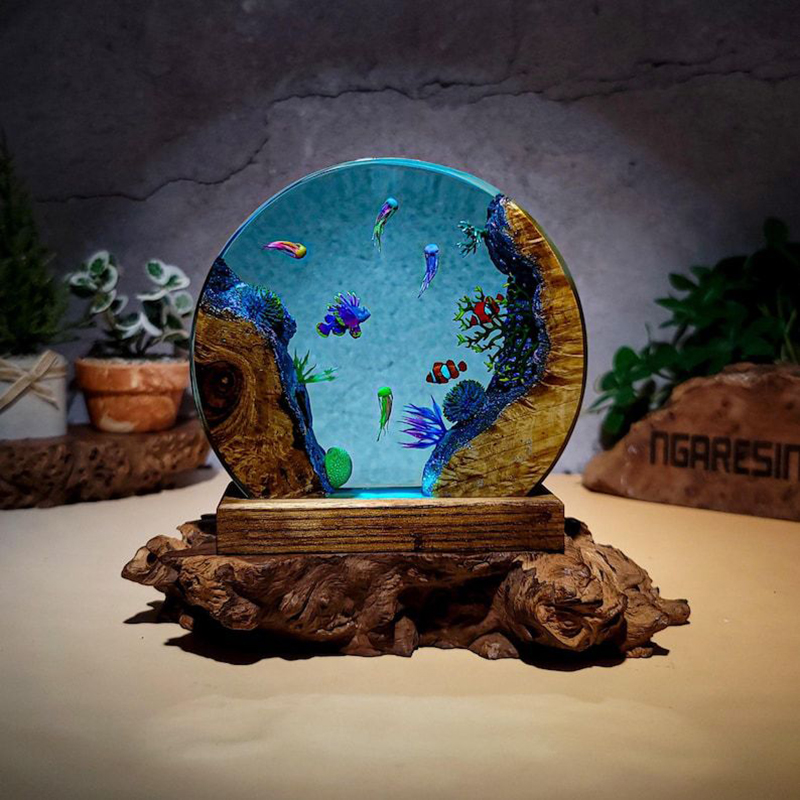 Aquarium & Marine Museum Universiti Malaysia Sabah Kota Kinabalu Sabah Reviews - Okyanus Akvaryumu Organizma Reçine Masa Lambası