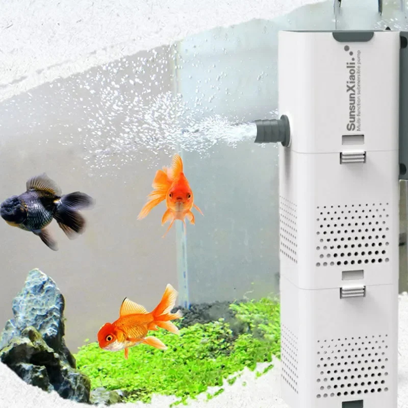 Marine Aquarium Nano - 3'ü 1 Arada Akvaryum Filtre Pompası