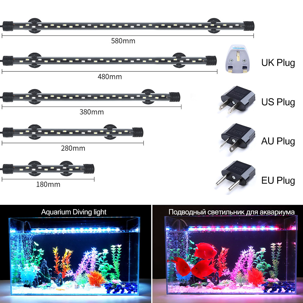 Marine Aquarium Nano - 90-260 V Akvaryum Işık LED Su