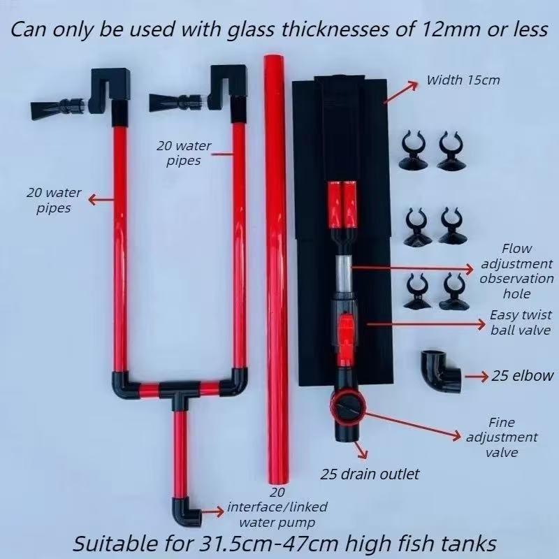 Sifon Akvaryum Filtresi Çift T - Marine Aquarium Overflow incelemesi ve fiyatı