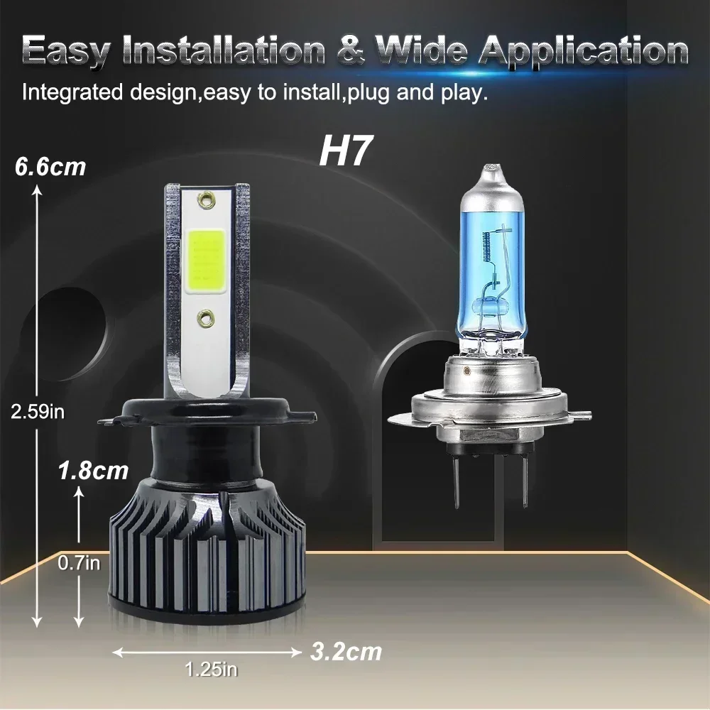 P1Car LED Far H4 H7 H1 H3 H8 H - Actinic Blue Led incelemesi ve fiyatı