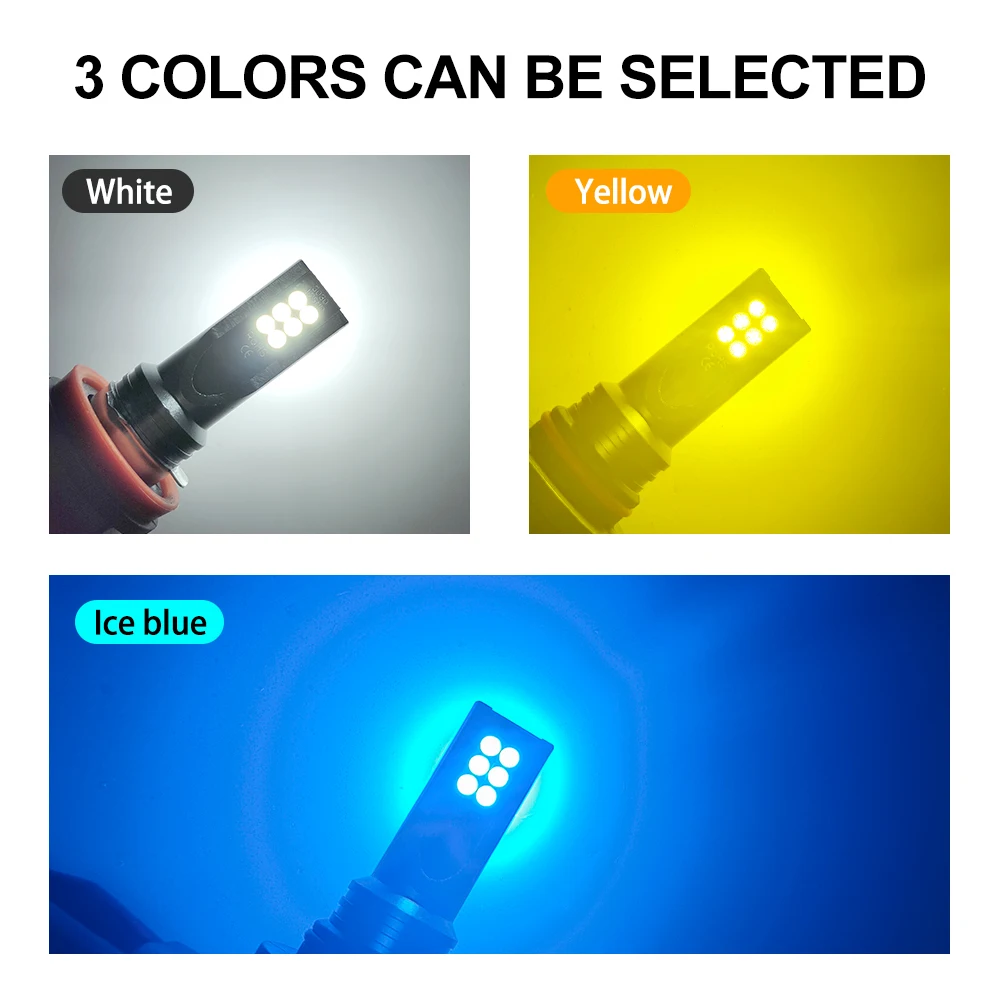 2 Adet H8 H11 LED Ampul 9005 H - Actinic Blue Led incelemesi ve fiyatı