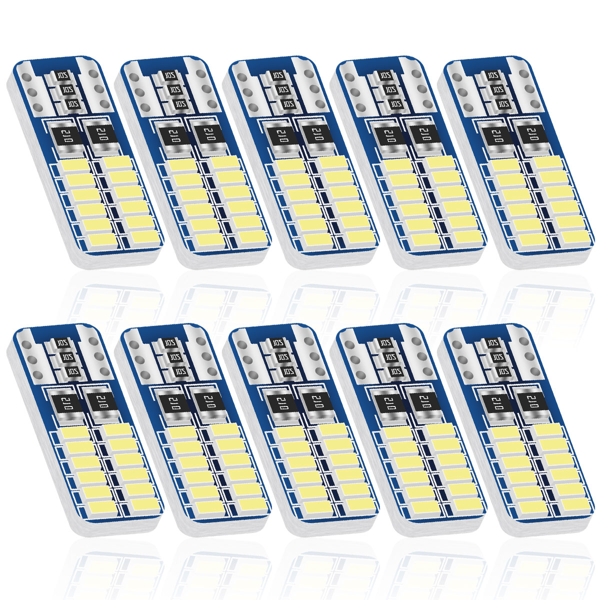 2/6/10/20 adet T10 W5W LED ara - Actinic Blue Led incelemesi ve fiyatı