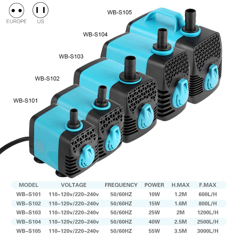 220V Ultra sessiz dalgıç su po - Marine Aquarium Nano incelemesi ve fiyatı